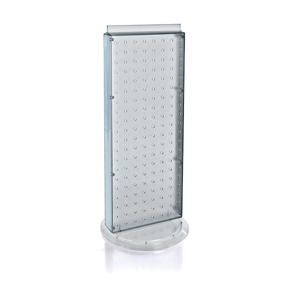 Revolving 8"W x 20.625"H Pegboard Counter Display